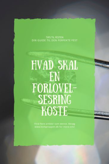 Hvad skal en forlovelsesring koste?  